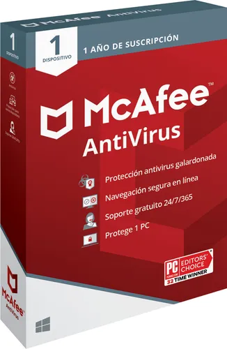 Mcafee Antivirus 1 Año/Dispositivo