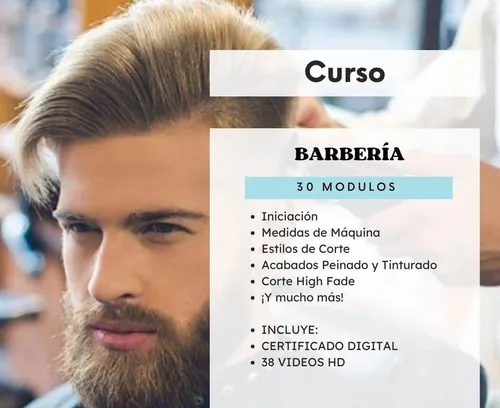 Curso de Barbería 30 Módulos